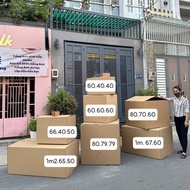 Sizes "LARGE" carton boxes, 1.8m, 1.5m, 90cm, 80cm, 70cm, 65 60cm, 55cm, size moving house