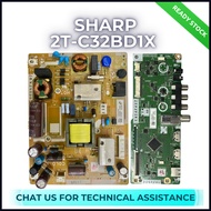 Sharp 2T-C32BD1X Power Board Main Board DUNTKG709FM QPWBNG706WJN3 QPWBNH153WJZZ