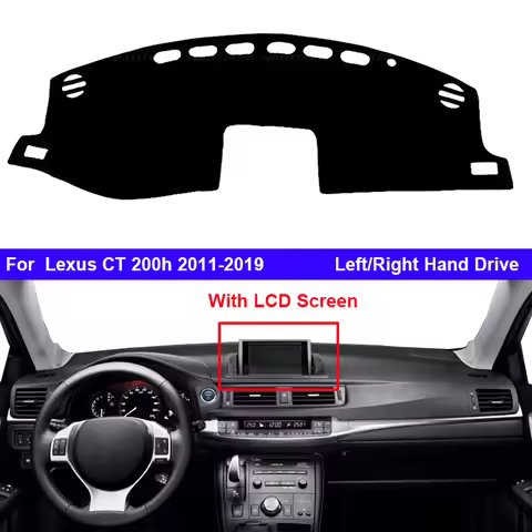 Car Inner Dashboard Cover For Lexus CT 200h 2011 - 2019 CT200h Auto Dash Mat Carpet Cape Sun shade D