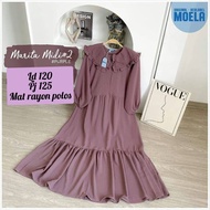 Terlaris Midi Dress Rayon Twil/ Midi Dress Rayon/ Midi Dress Jumbo/