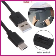 LID USB Type-C to USB A Charger Cable withSwitch 5V3A Power Cord forRaspberyPi4B