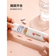 Pill box Small Medicine Box Portable Dispensing Small Mini Portable Dispenser Medicine Tablet Pill Medicine Pill Box Sto