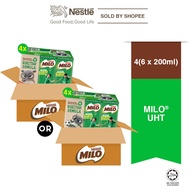 [Carton of 24] NESTLE Milo Chocolate Malt UHT 200ml (Halal)