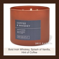 SG Stock ⭐️ COFFEE & WHISKEY Bath & Body Works 3-Wick Scented Candle BBW Home Fragrance Bath BodyWor