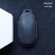 เคสกุญแจรถยนต์ ROUYE L6 LS6 L7 LS7 เคสกุญแจรถยนต์แบบครอบเต็ม ผ้าขนแกะ ป้องกัน ระดับไฮเอนด์ สไตล์เรีย