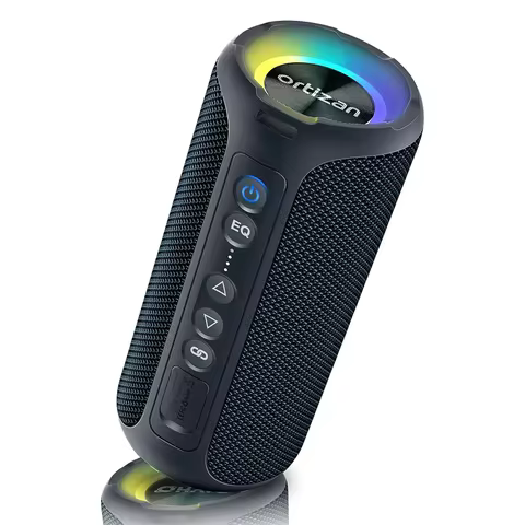 Ortizan Bluetooth Speakers 40W TWS Portable Speaker with Stereo Sound Bass, Bluetooth 5.3 Wireless U