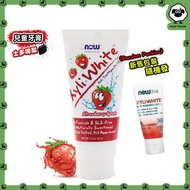 NOW Foods - 【士多啤梨味】美國XyliWhite美白防蛀木糖醇美化兒童啫喱牙膏（85g)【平行進口】（新舊包裝隨機發）