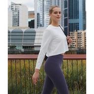 ANDAR Long Sleeve Short Top Version Sports Fitness Yoga Pilates Jogging