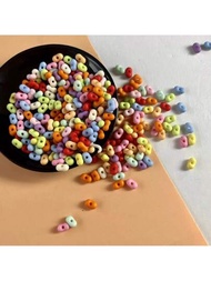 200 piezas de cuentas en forma de cacahuete de varios colores, usadas para hacer joyas DIY - Accesorios y decoraciones para hacer collares y pulseras