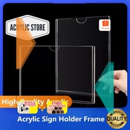 Acrylic signage a4/brosur holder A4 - Cool Sleep