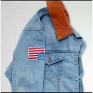 Dilan Flag Jacket Original Levis Thick Material And