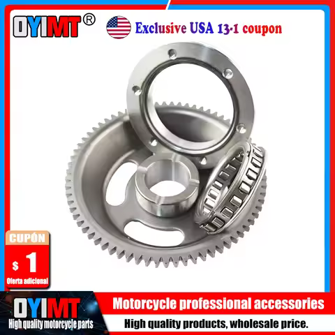 Motorcycle One Way Starter Clutch Gear Assy For Yamaha TTR250 TT-R250 XT250 Tricker 250 TT250R Raid 