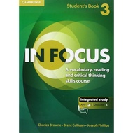 / In focus Student's Book 1 2 3 / a vocabulary, reading, and critical thinking skills course / Htm P
