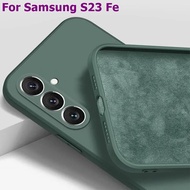 CASE SAMSUNG S23 S23 PLUS S23 ULTRA S23 FE S24 FE BABY SKIN FREE TALI MICROFIBER SILICONE CASING hp