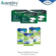 Tena/AvantDry Core Tape Unisex Adult Diaper M/L/XL