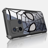 Shockproof Spider Man Case Xiaomi 13T Pro 12T 11T 10T Mi 13 11 Lite 4G 5G Casing Transparent Acrylic Cover