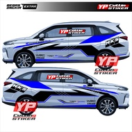 Stiker mobil avanza veloz stiker cutting list striping body samping all new mobil avanza veloz