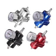 1pcs Universal 0-140 PSI Adjustable Fuel Pressure Regulator FPR /Gauge For BMW E46 E39 5 series Face