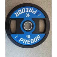 PREMIUM Plate Weight TPU Precor Weight Plate Dumbbell Barbell Size 2.5 KG -10 KG Gym Muscle