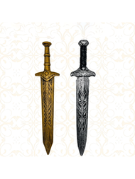 1把通用中世紀維京戰士武器寬刃劍匕首派對裝飾道具劍