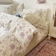 1200TC 100% Cotton Cadar Fitted Sheet Bed Set 3 in 1 41in 1bedsheet Set Pillowcase Single/Queen/King Bedsheet Set