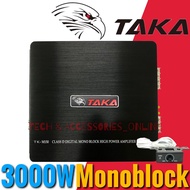 Car Monoblock Amplifier 3000Watts /4000Watts TAKA MonoBlock High Power Amp TK-M250.1 / TK-M150.1 Sui