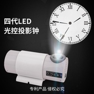 Fourth Generation Creative Roman LED Projection Wall Clock Simple Influencer Digital Projection Cloc