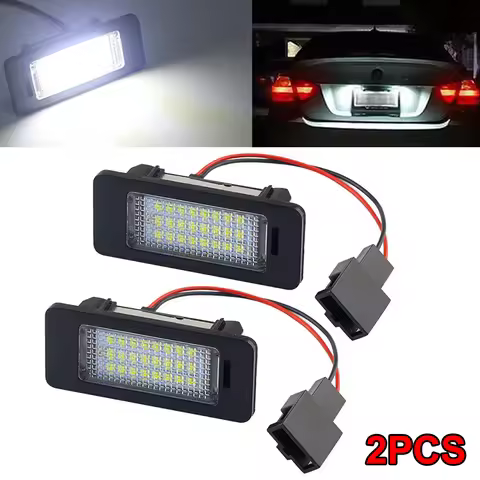 1/2PCS Car No Error Canbus Led License Number Plate Lights Bulb For Audi A1 A4 B8 A5 S5 A6 S6 A7 Q5 