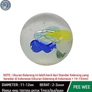 PEE WEE Kelereng Gundu Cat Eyes Type 29 Marble Balap Mata Kucing