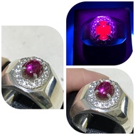 Batu Ruby Vivid Red Pigeon Blood Burma Birma Unheated No heat Star NH