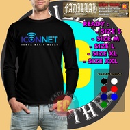 Iconnet Icon Net Logo Long Sleeve Company Shirt