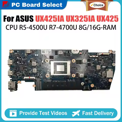 For ASUS ZenBook UX425 UX425I UM425IA Mainboard UX425IA R5 R7 UX425JA UX425UA UX425EA UX425IAR UX435