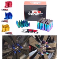 RED Blox Nut Wheel Spike Lug tire alloy 1.5mm 20 pcd