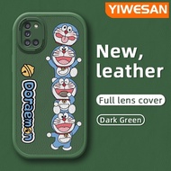 YIWESAN เคส M31 M31 A31ปลอกสำหรับ Samsung ลายการ์ตูนโดราเอมอนบางเคสโทรศัพท์นุ่มหนังฝาปิดด้านหลังเลนส์เต็มรูปแบบเคสป้องกันกล้องเคสกันกระแทก