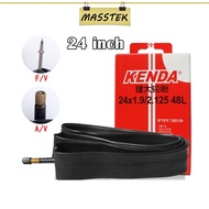 MASSTEK 1pc 24 inch Tiub Basik Bike Inner Tube Bike AV Bicycle Tyres Cycling Bike Accessories TBE24