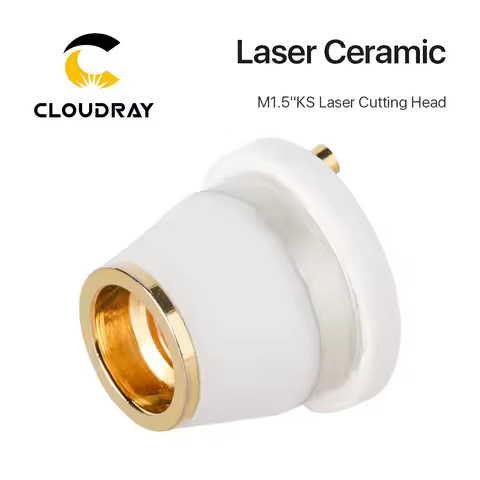 Cloudray KT M1.5′′ KS Laser Ceramic Nozzle Holder Protective M5 Thread Dia.13mm for precitec M1.5′′ 