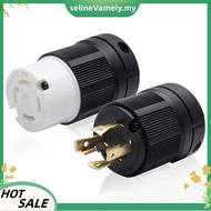 NEMA L14-30P/NEMA L14-30C SET 125/250V 3 Pole 4 Wire Grounding Electrical Replacement Industrial Pow