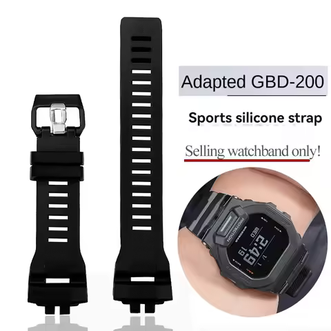 For Casio G-SHOCK series 3506 GBD-200 Silicone Strap GBD-200-1/2/9 GBD-200SM GBD-200RD-4 Rubber Watc