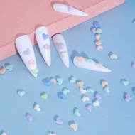 3D SMALL LOVE HEART SHAPE NAIL ACCESSORIES [10PCS]