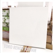 ♻ keramik lantai putih 50x50 (glossy)/ keramik lantai 50x50 putih polos