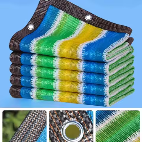 Durable Sunshade Nets Can Withstand Prolonged Exposure to Sunlight and Rain While Maintaining Stable