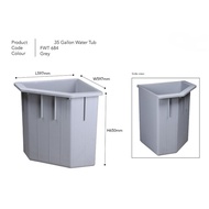 TONG AIR SUDUT / 35GALLON WATER TUB / BEKAS AIR SUDUT / TONG SIMPAN AIR / WATER BUCKET / WATER KEEPE