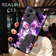HP Realme C33 Glass Softcase - Casing Realme C33hp - Case Realme C33hp - Realme C35 Softcase [H05]