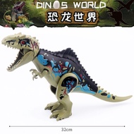 Suitable for Lego Mosasaurus Integrated Model Jurassic Dinosaur World Deep Sea Escape Assembled Buil