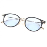 成色極佳 □ BJ CLASSIC COLLECTION COM-510N NT 鈦金屬波士頓框太陽眼鏡，星野源同款。黑金鏡框，藍色鏡片。尺寸 48□21-142。附眼鏡盒。日本製造。