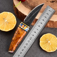 Japanese-Style Thuja Handle Multi-Function Featured Mongolian Meat-Eating Knife Three-Piece Steel