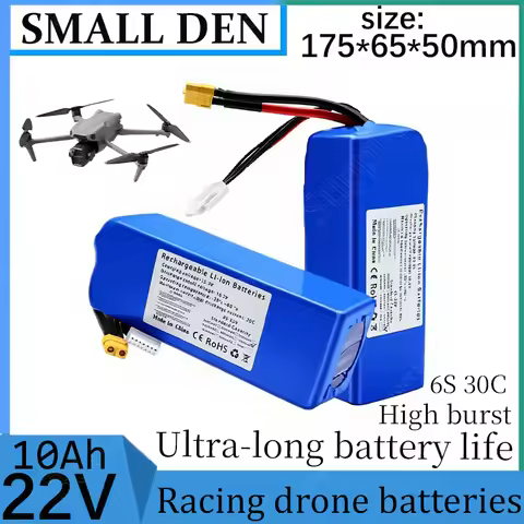Suitable for FPV RC aircraft, automobiles, Evader BX quadcopters, helicopters, 6S 22V 4ah 10000mAh 3