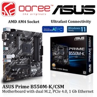 ASUS PRIME B550M-K CSM AM4 MOTHERBOARD COMBO PROCESSOR AMD AM4 RYZEN 5 5500 / AMD AM4 RYZEN 5 5600G 