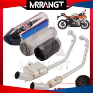 QJMOTOR SRK250R SRK250S Exhaust Pipe Back Pressure Box Full System Exhaust Pipe SRK250R