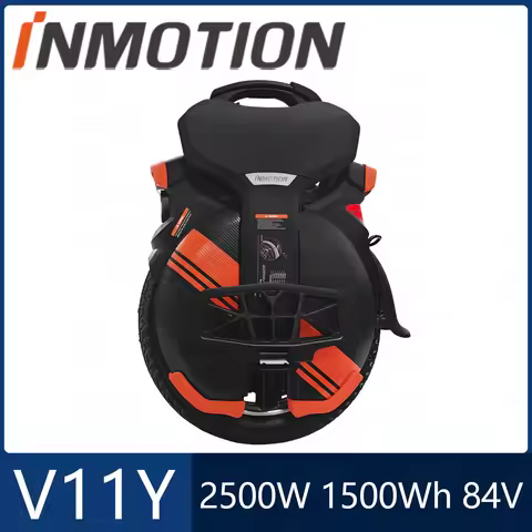 INMOTION V11Y Electric Unicycle 84V 1500Wh Battery 2500W Motor Max Speed 60km/h Max Range 120km 18in